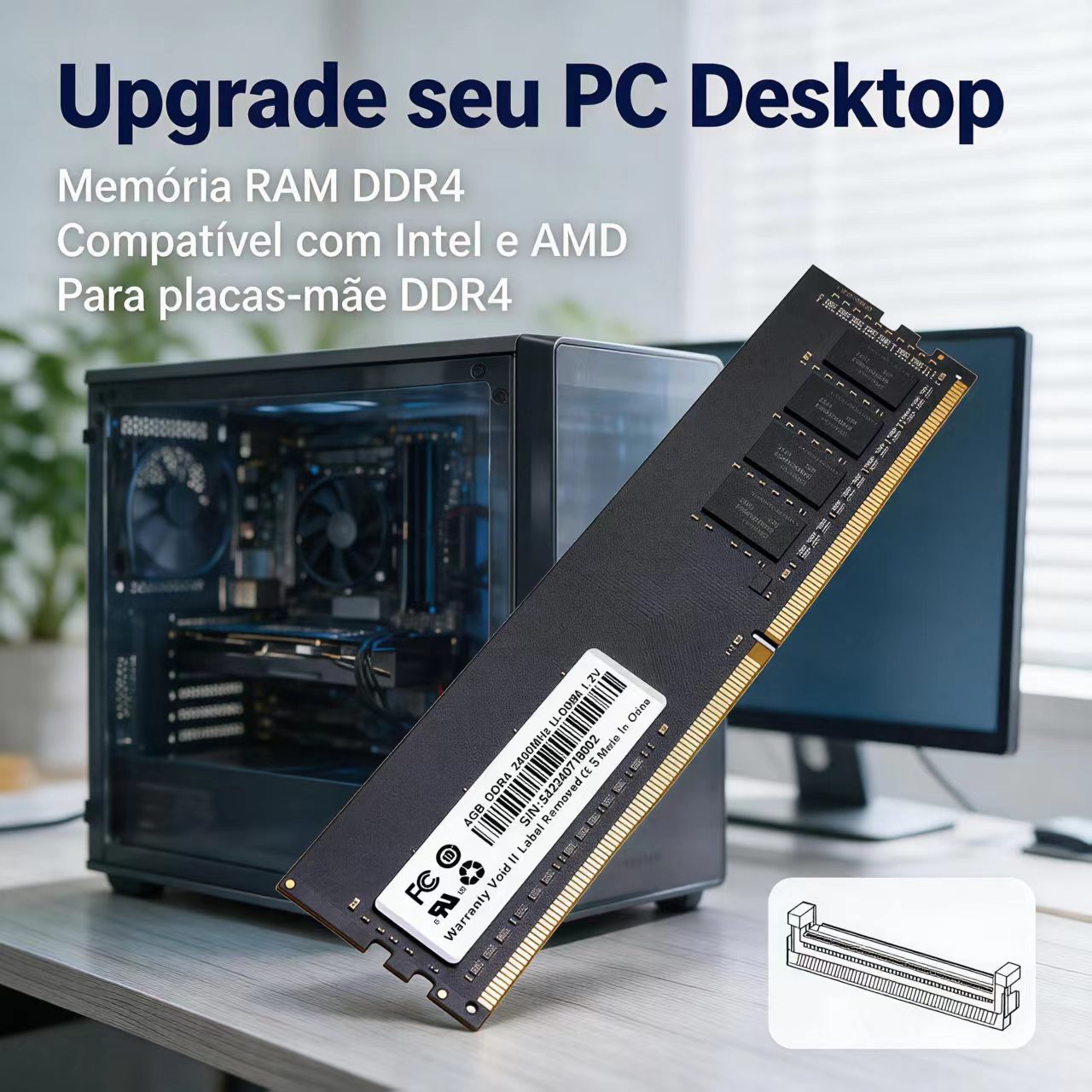 DDR4 RAM 4GB 8GB 2400MHz Deskt - Ddr4 3200Mhz ulasan dan harga