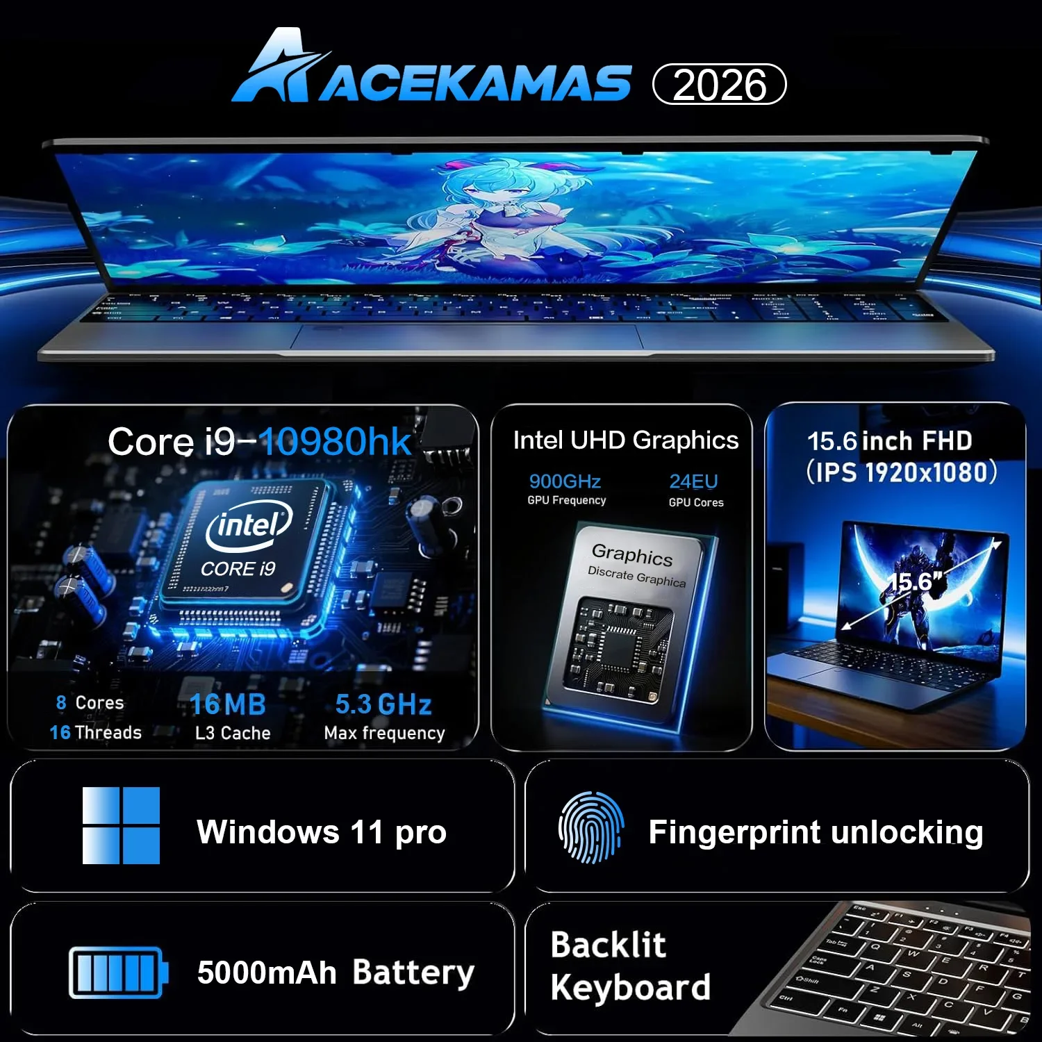 15.6inch Potrable Laptop Intel - Ddr4 Laptop Ram ulasan dan harga