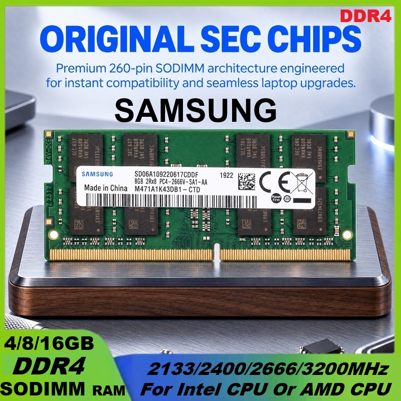 SAMSUNG DDR4 RAM 16GB 32GB 4GB - Ddr4 3200Mhz ulasan dan harga
